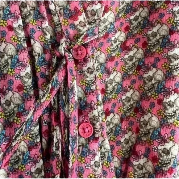 Zadig & Voltaire Y2K Reevas Liberty Skull Candy Dress Size Medium - Picture 7 of 13